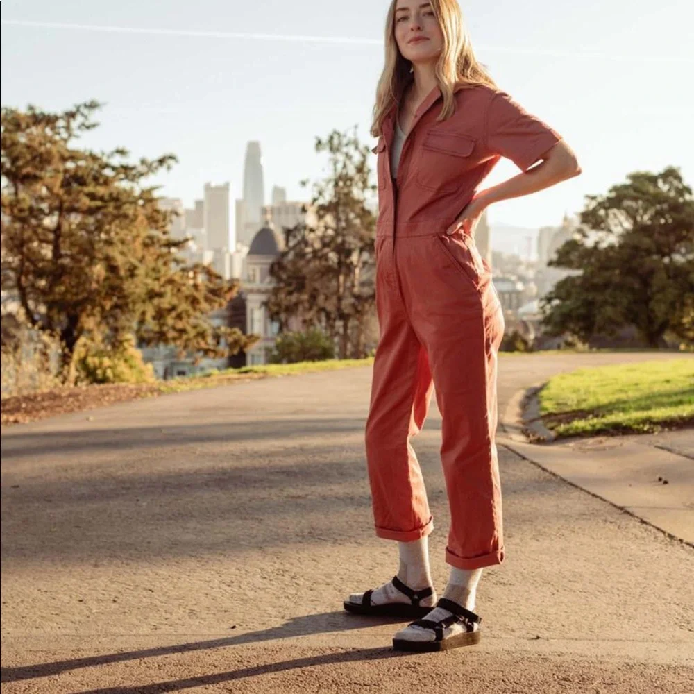 United By Blue Rust Jumpsuit - Picture 9 of 11